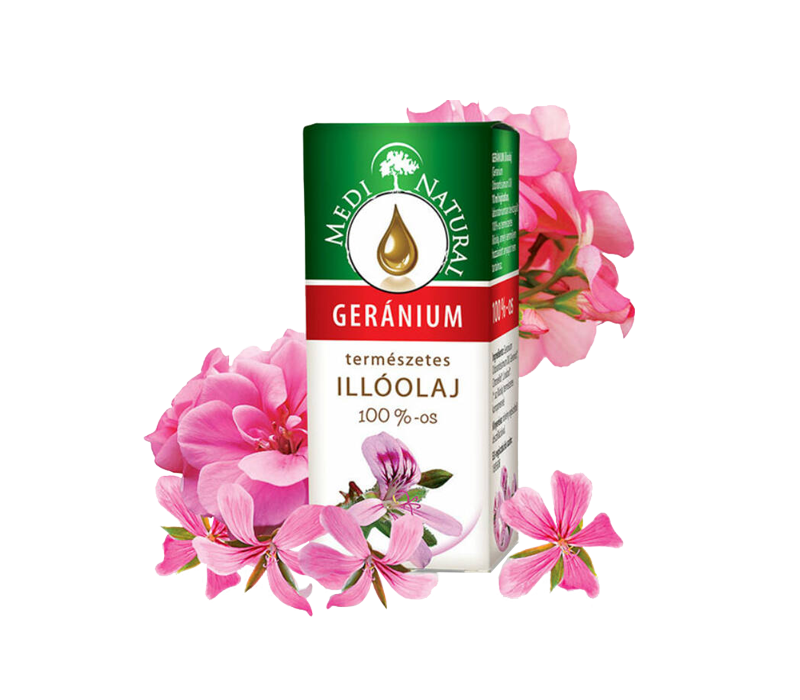 illóolaj- geránium 10ml (Medi Natural)