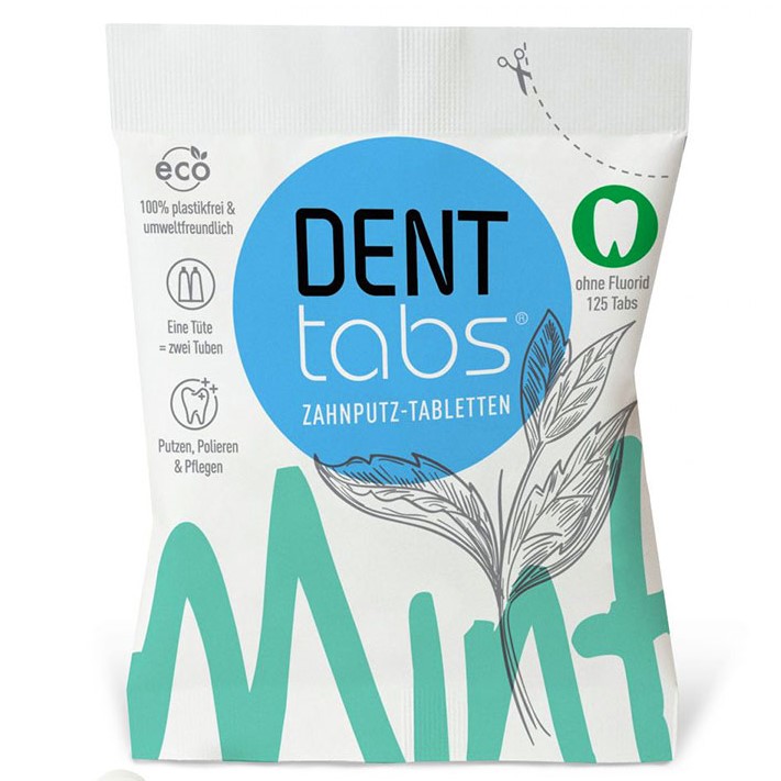 Fogtisztító tabletta 125db (flouridmentes) (DentTabs)