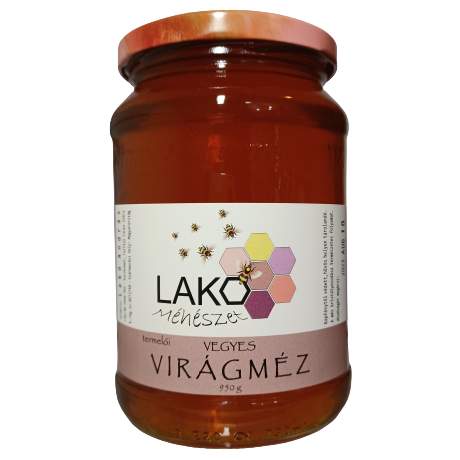 méz- virág (sötét, édesharmat) 950g (Lakó)