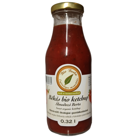 Bio békés ketchup 320ml Álmodozó Berta (Bio Berta)