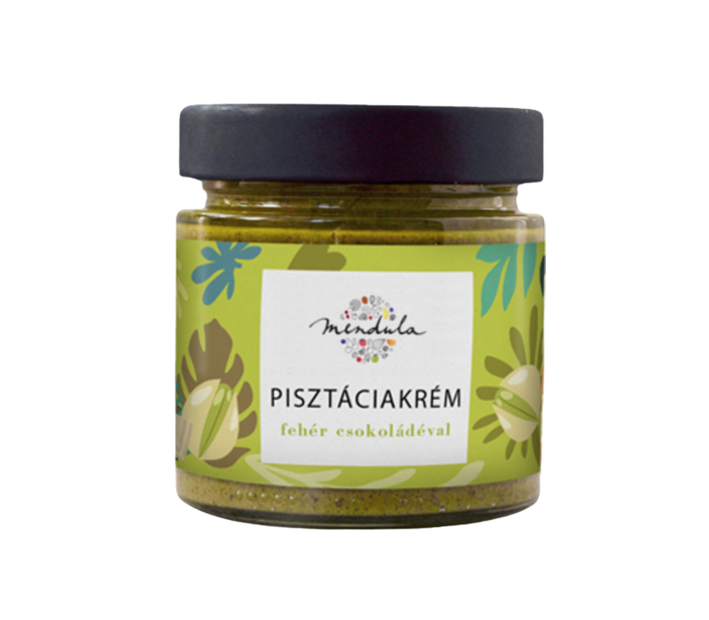 Fehércsokis pisztáciakrém 180g (Mendula)