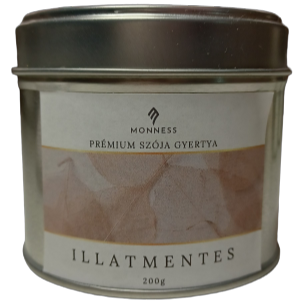 Tégelyes gyertya 200ml (Monness)