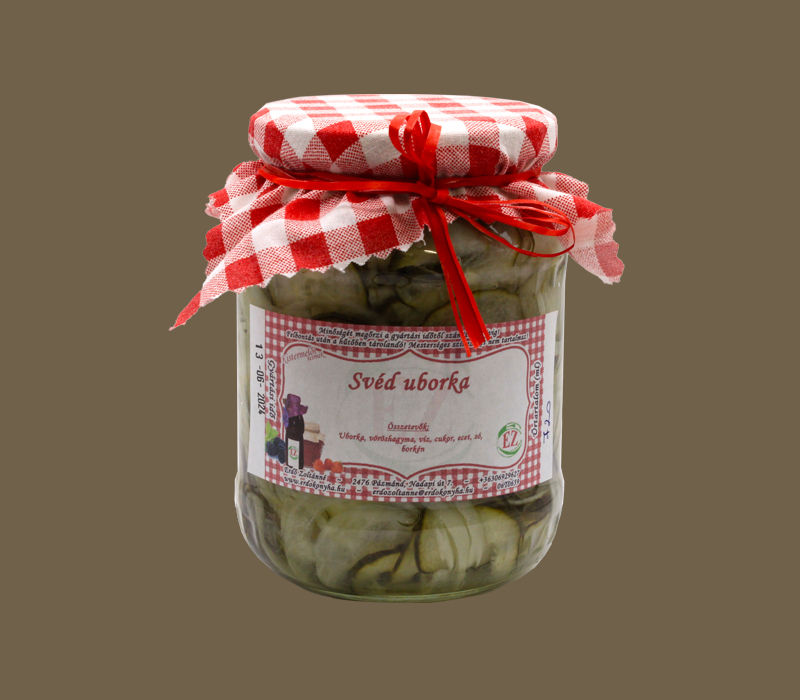 svéd uborka savanyúság 720ml (Erdőkert)