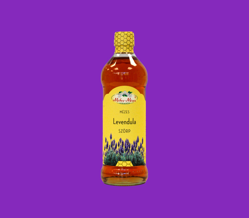 mézes levendula szörp 500ml