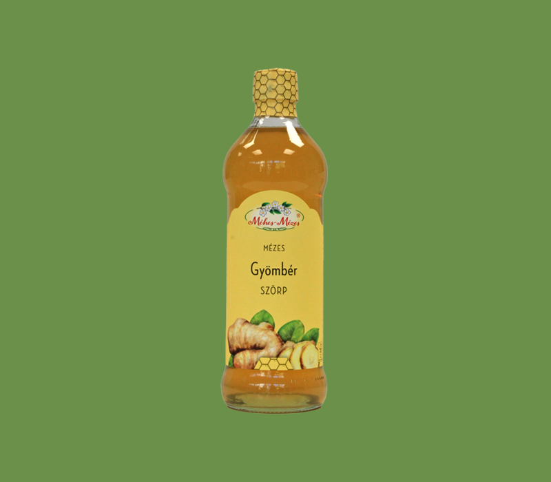 mézes gyömbér szörp 500ml