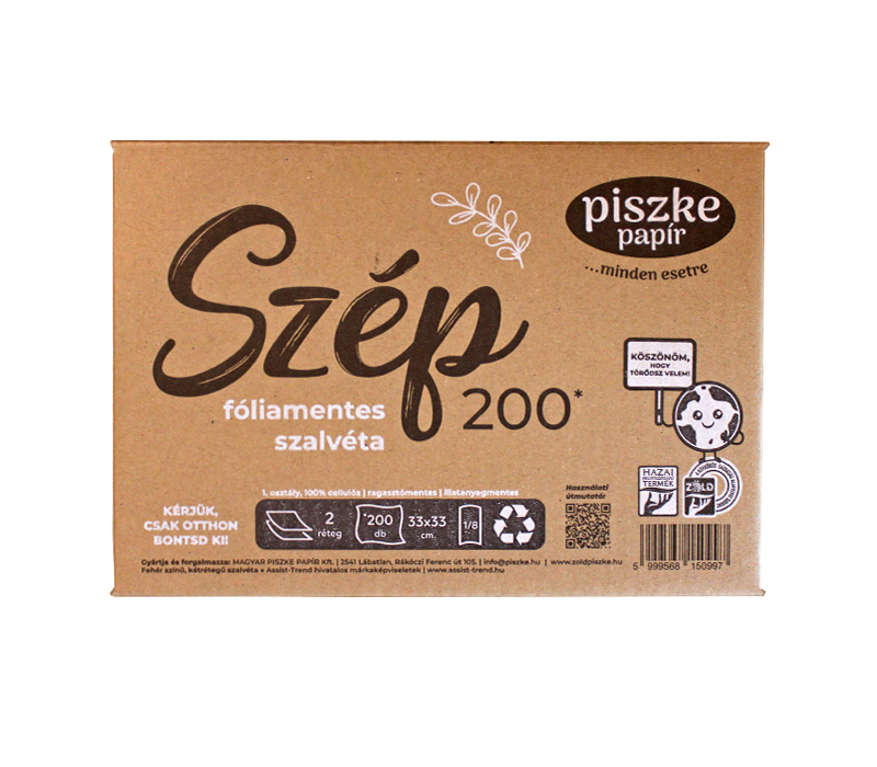 Szalvéta Szép 200 (Piszke) (1 doboz)