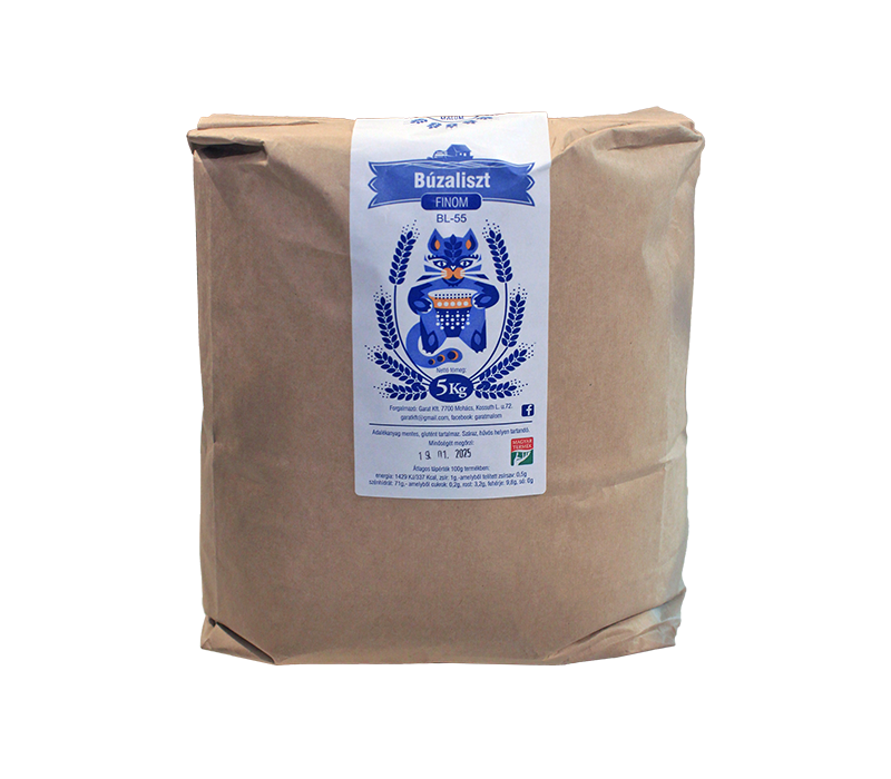Búzaliszt finom BL-55 5Kg (Garat Malom)
