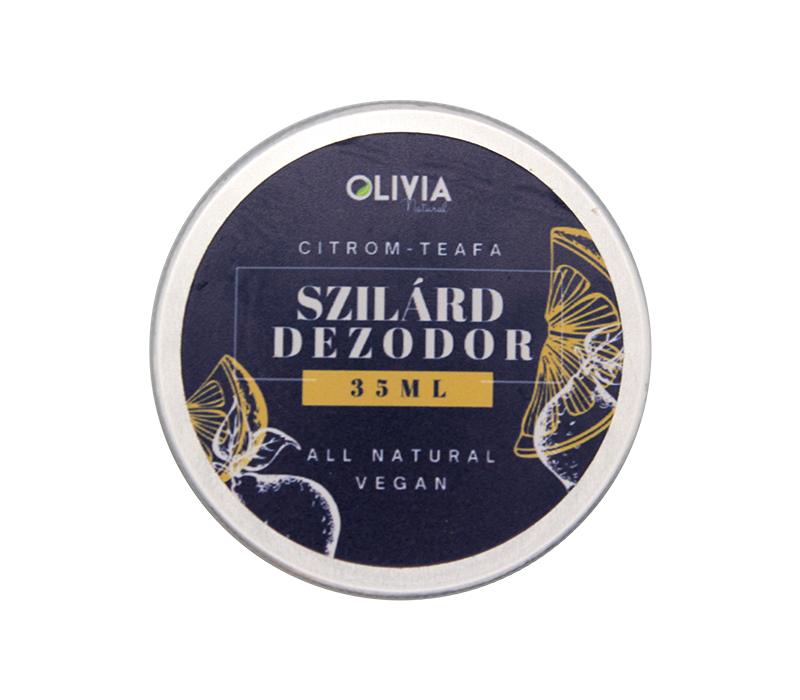 Citrom teafa szilárd dezodor (Olívia) 35ml