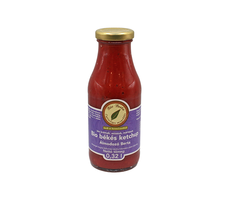 Bio békés ketchup 320ml Álmodozó Berta (Bio Berta)