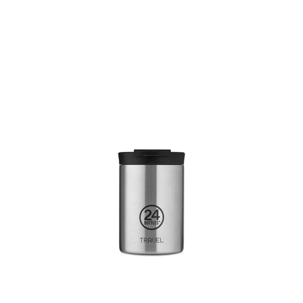 24BOTTLES Travel Tumbler 350ml rozsdamentes acél bögre-STEEL