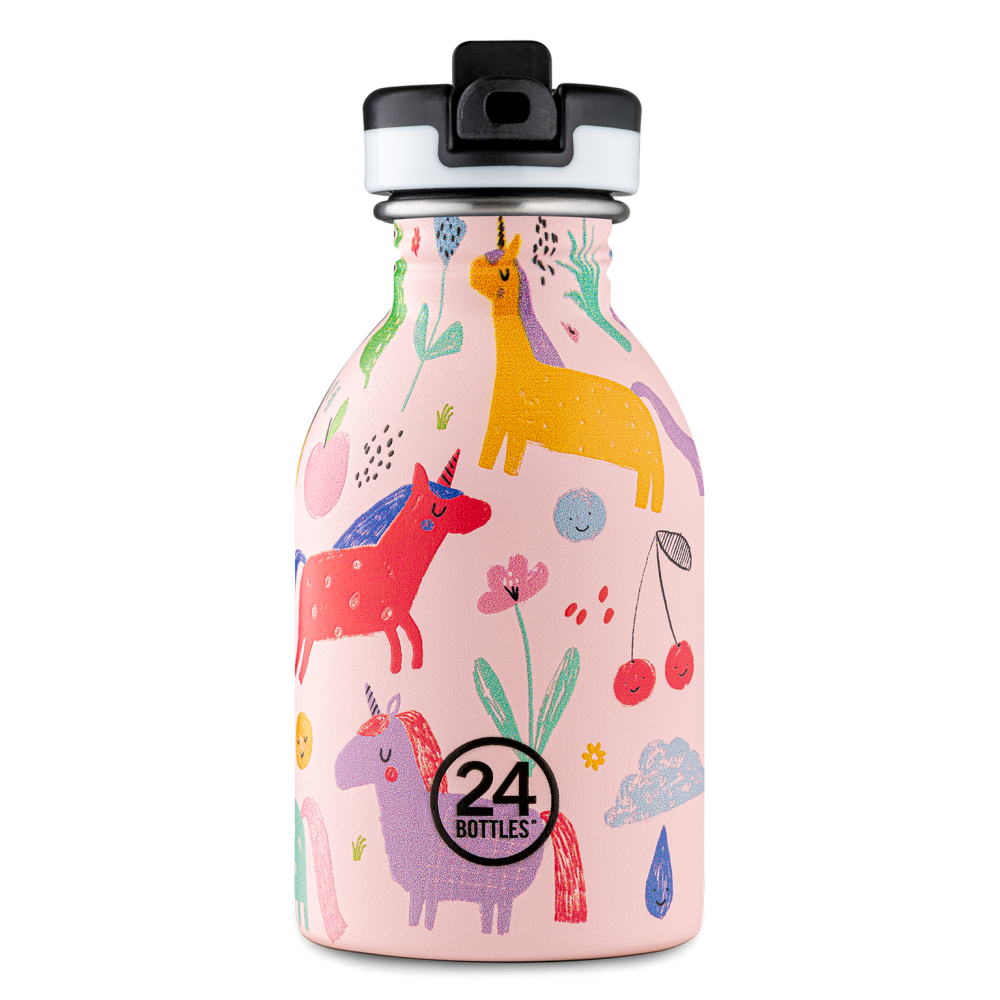 24BOTTLES Kids Urban 250ml rozsdamentes kulacs, Magic Friends