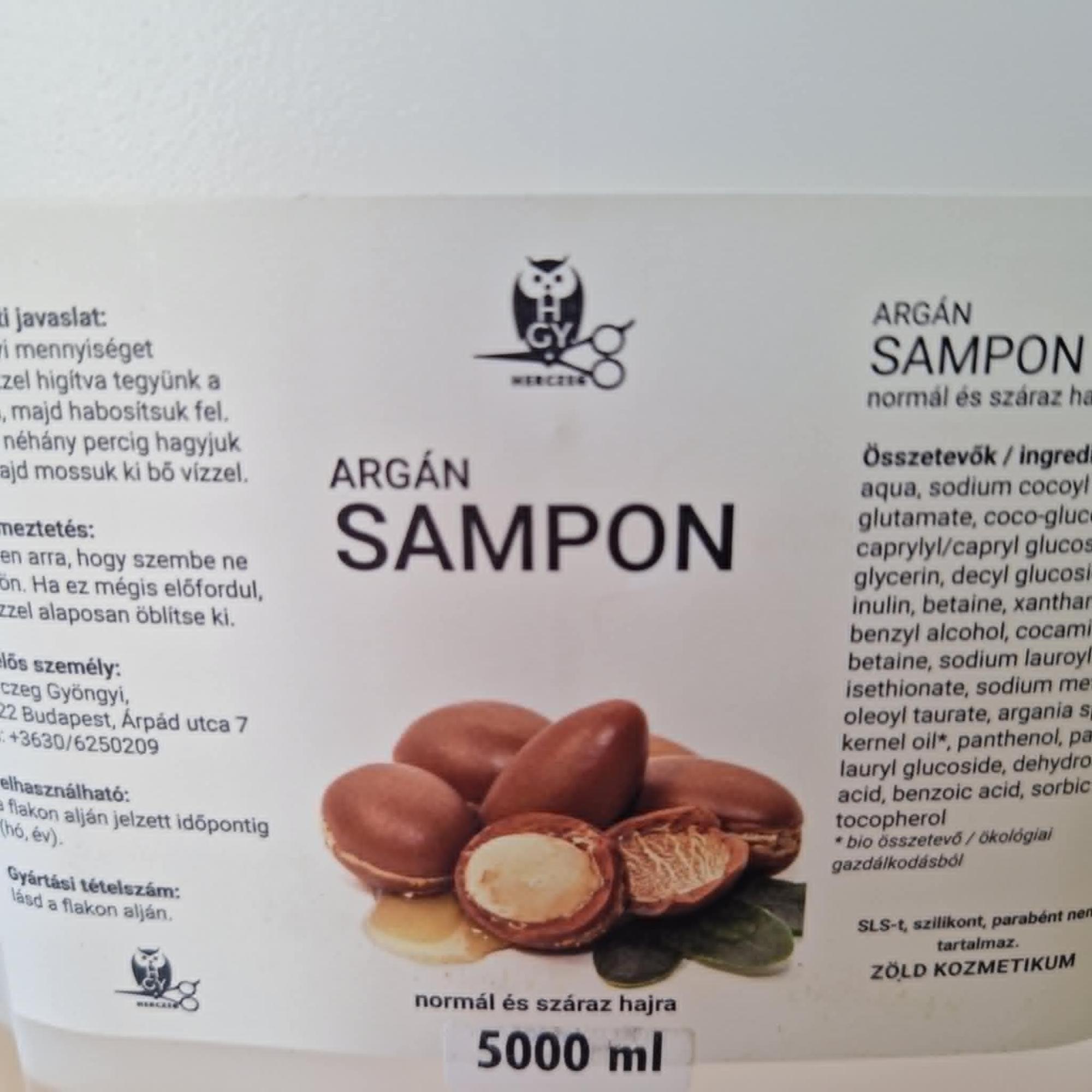 Argán sampon