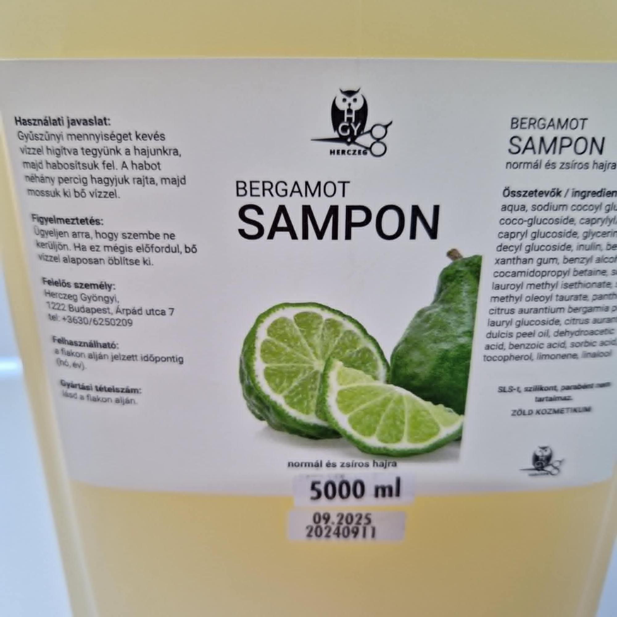 Bergamot sampon