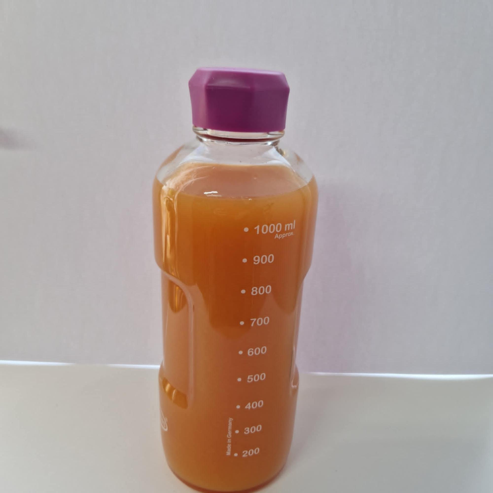 Üvegpalack jénai(1000 ml)-lila kupak
