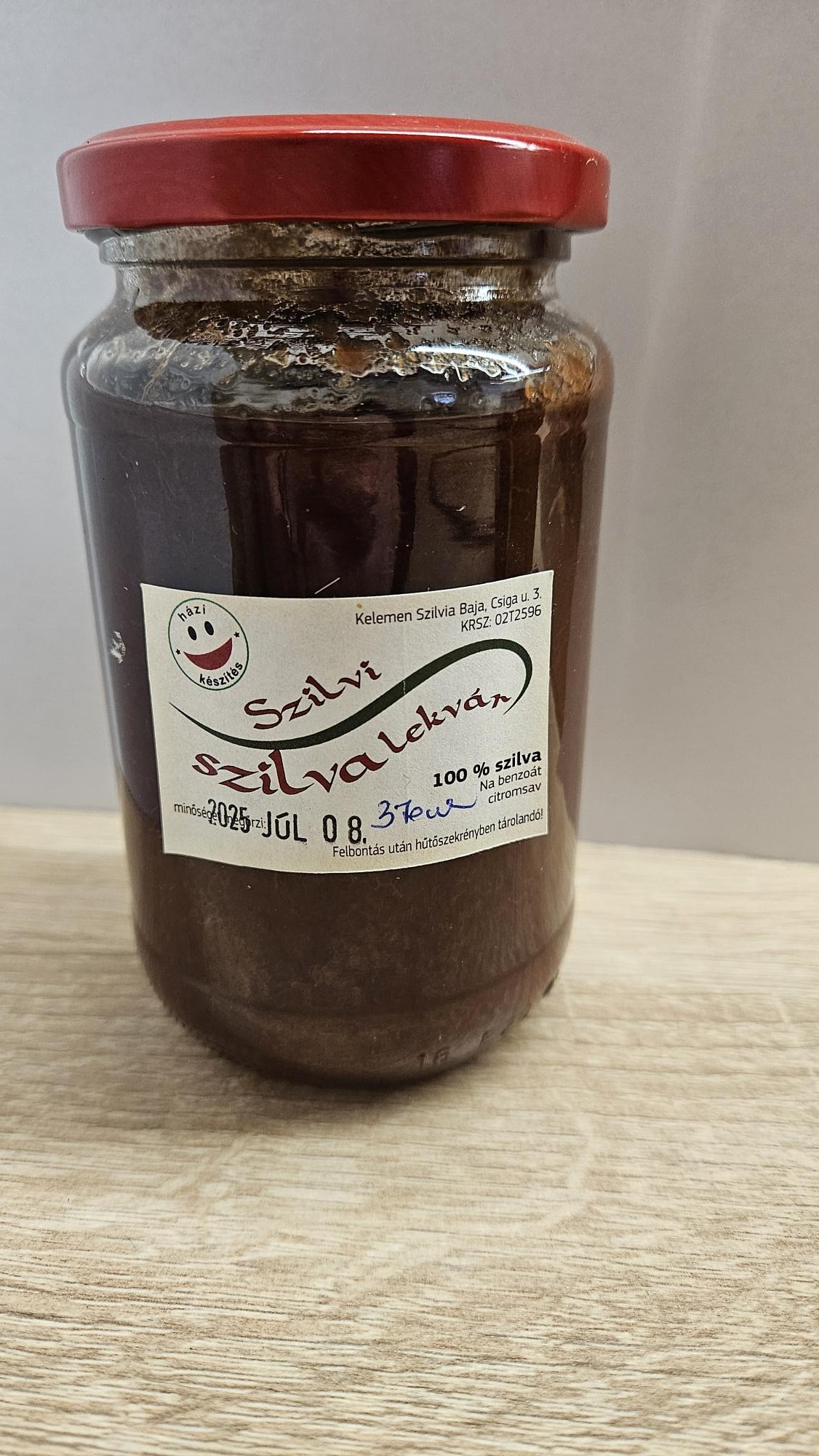 Szilvalekvár 370ml (Szilvi)