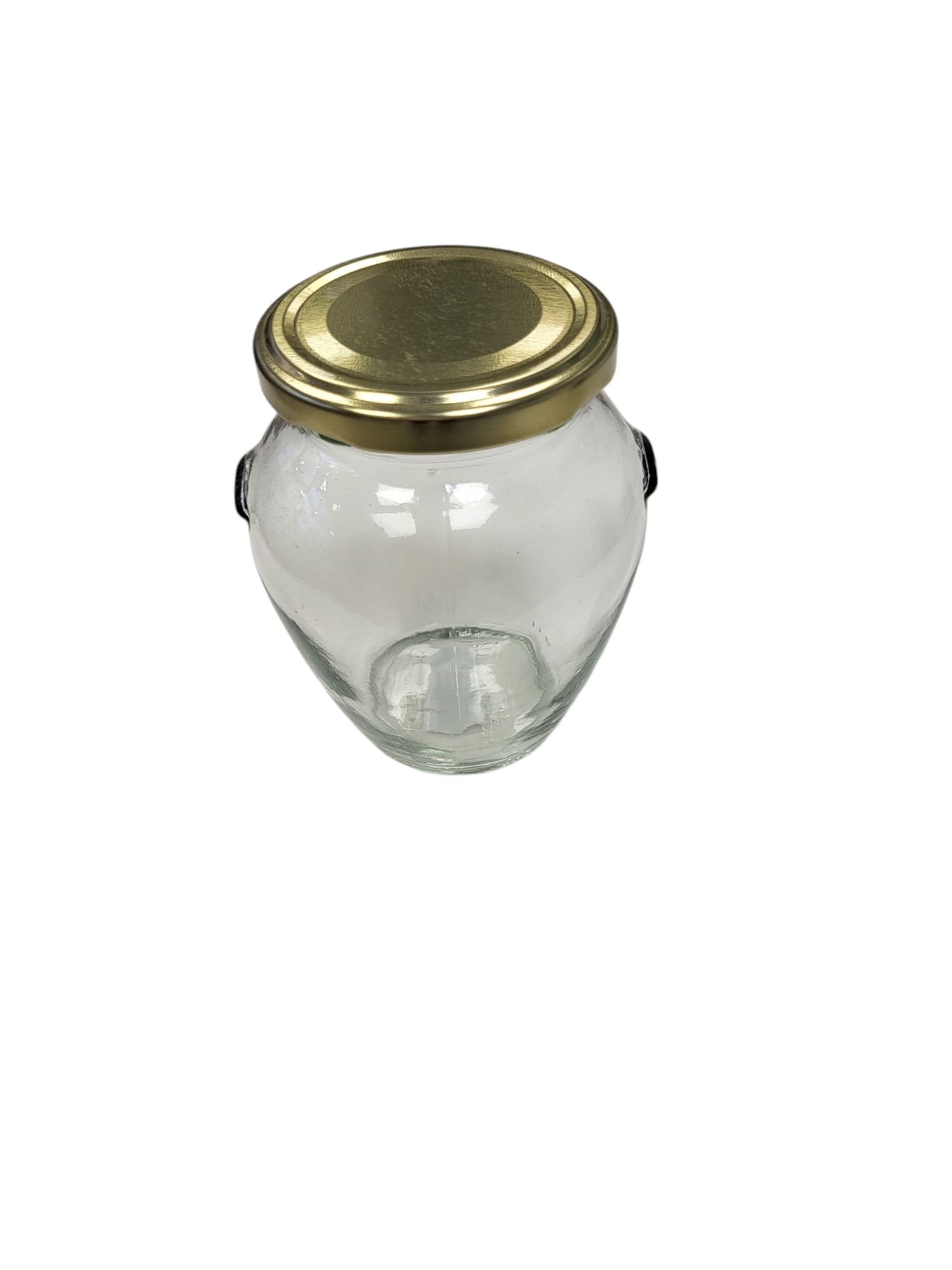 Üveg 314ml tetővel