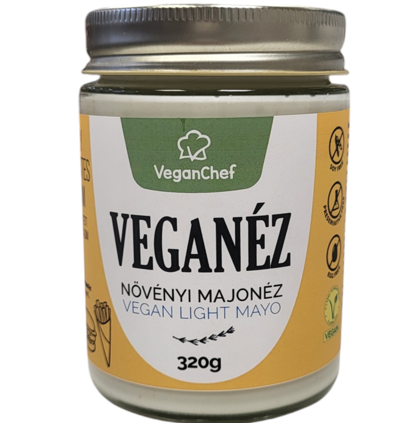Veganéz light üveges 320g (Veganchef)