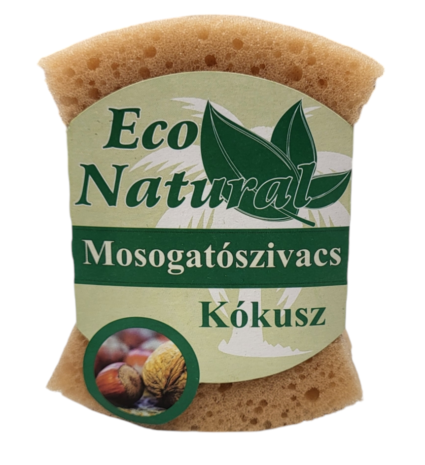 EcoNatural kókusz mosogatószivacs - 2 db