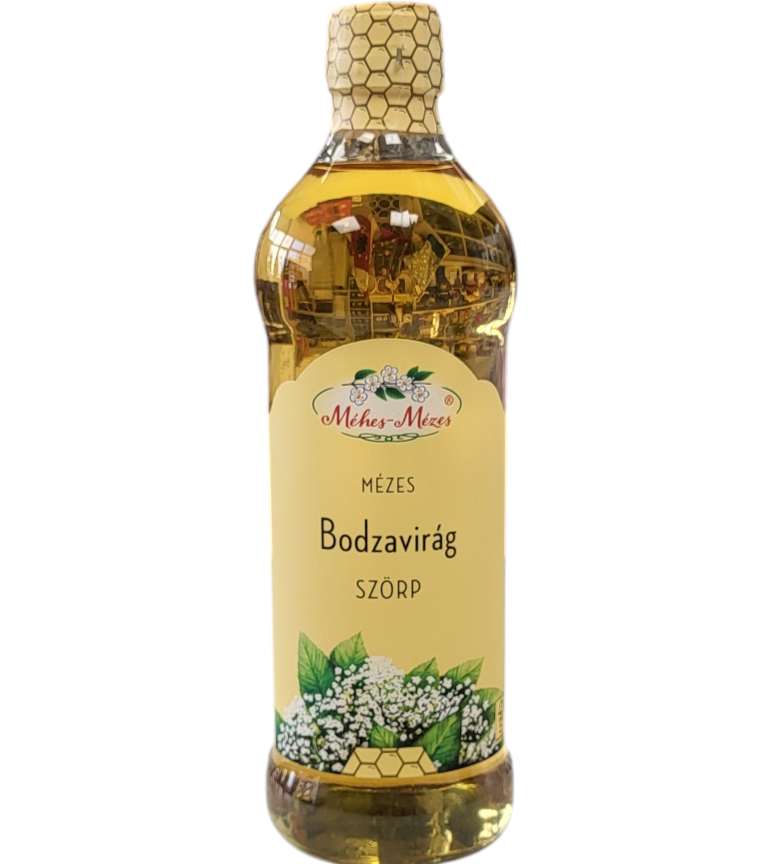 mézes bodzavirág szörp 500ml