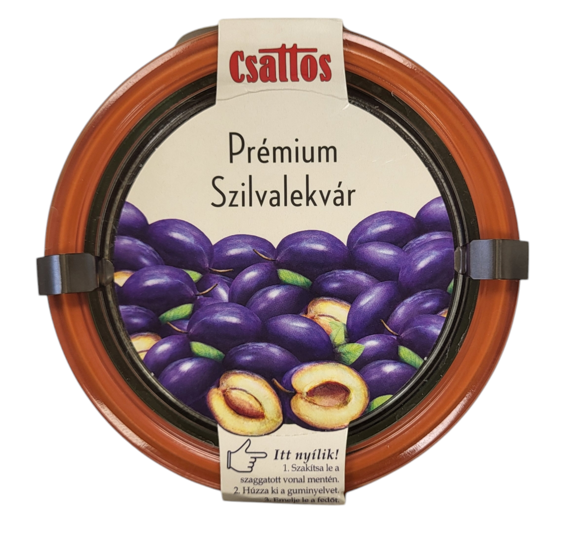 Csattos prémium szilvalekvár 600g
