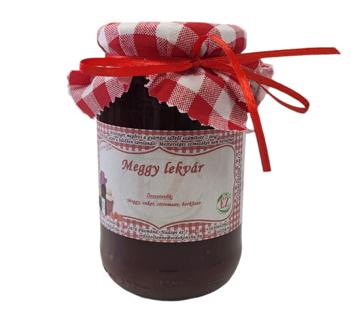 Meggy lekvár 370ml (Erdőkert)