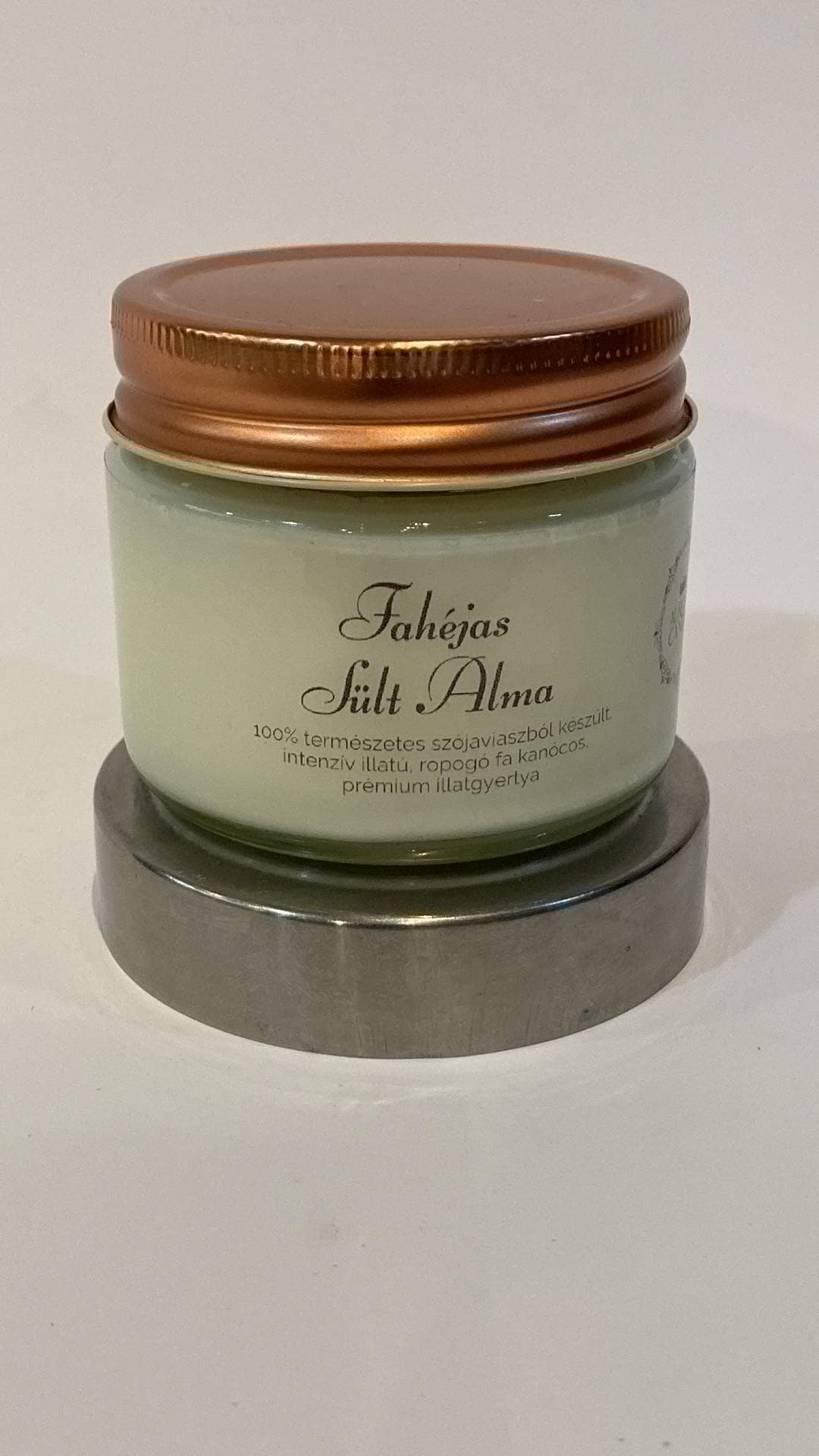 Szójaviasz gyertya (fahéjas sült alma) (AuroraCandle)