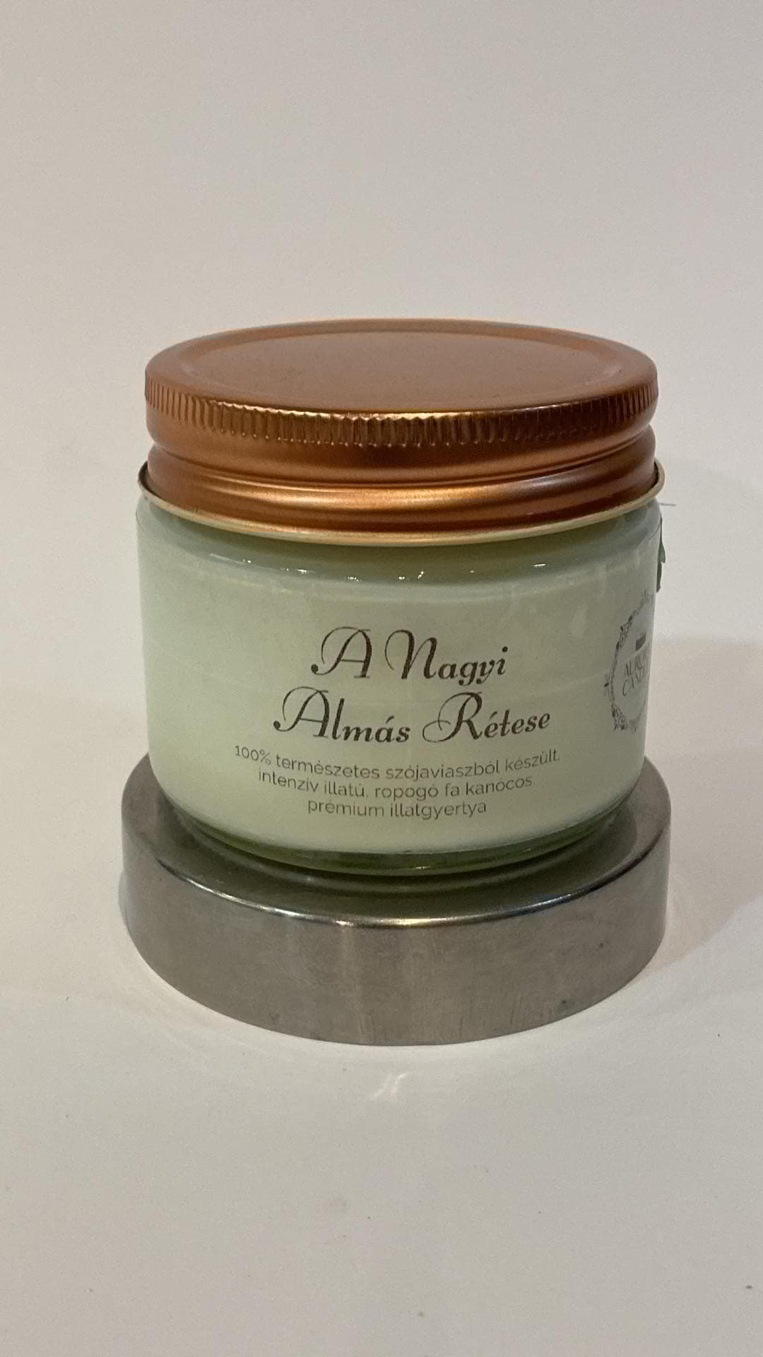 Szójaviasz gyertya-A Nagyi Almás Rétese (Aurora Candle)