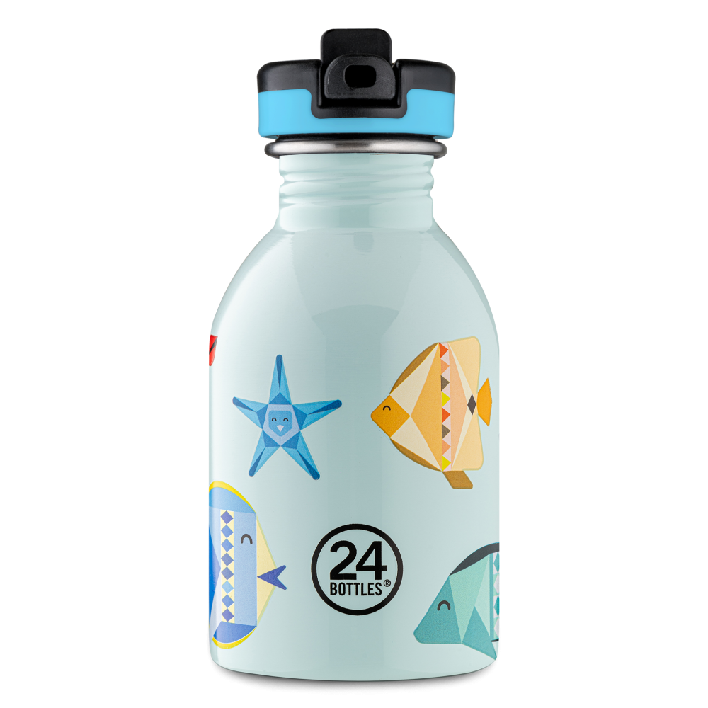 24BOTTLES Kids Urban 250ml rozsdamentes kulacs, Sea Friends