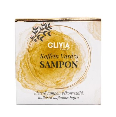 Koffein varázs szilárd sampon 60 g (Olivia)