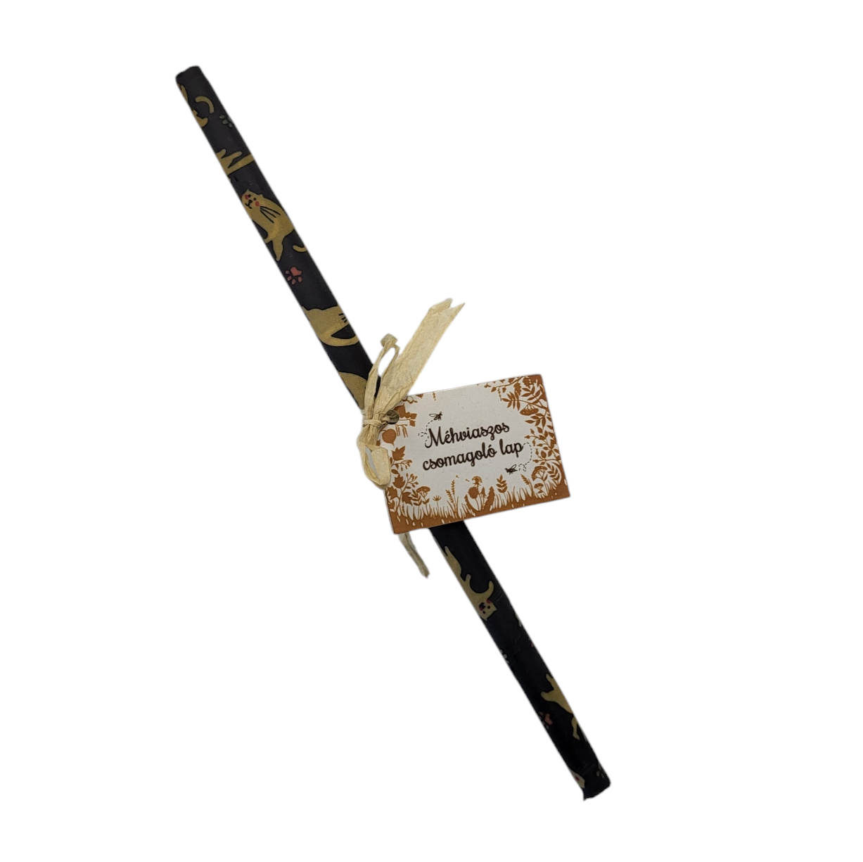 Méhviaszos csomagoló-cica(kör-30cm)