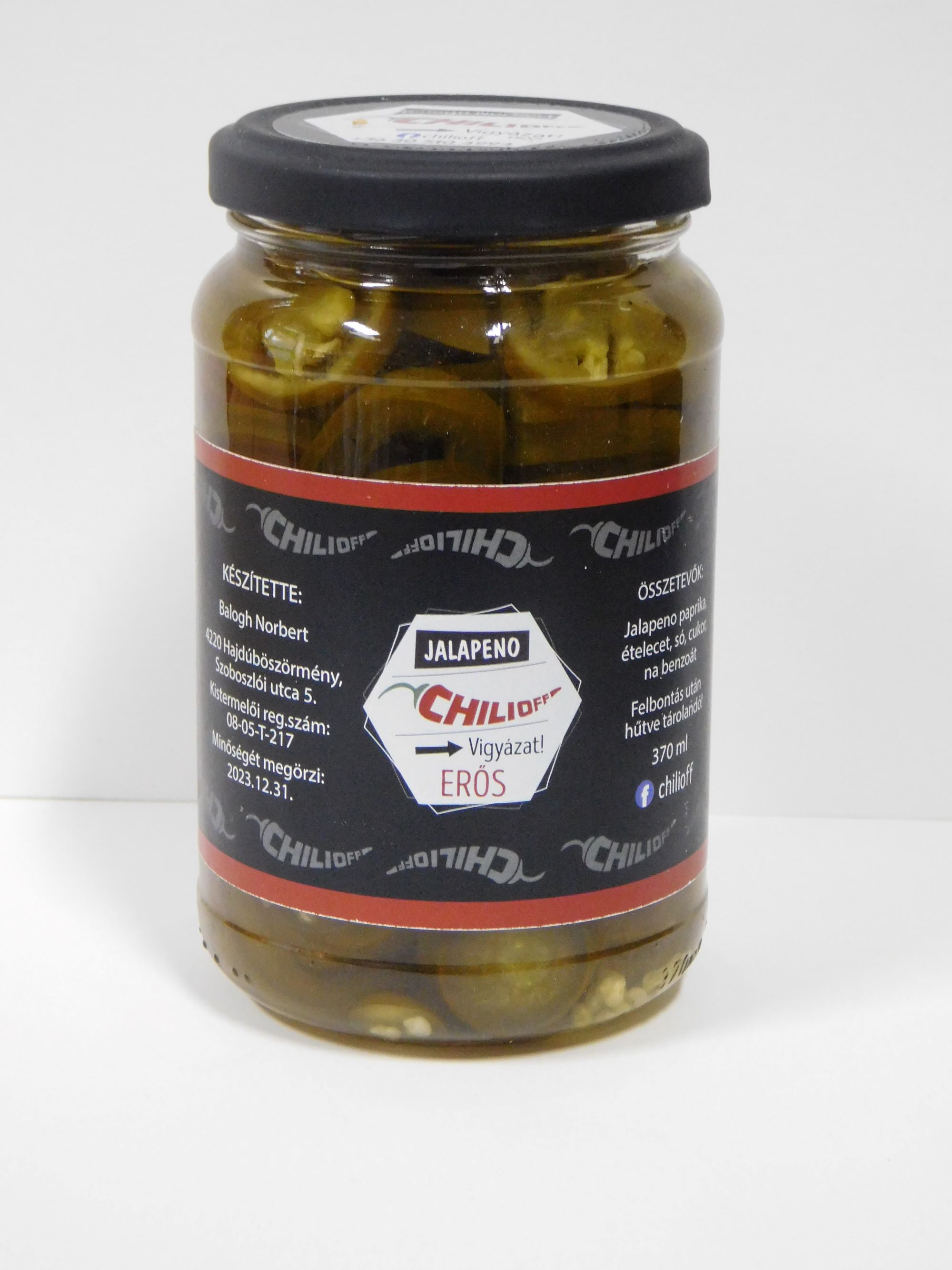 Jalapeno savanyított (kicsi)