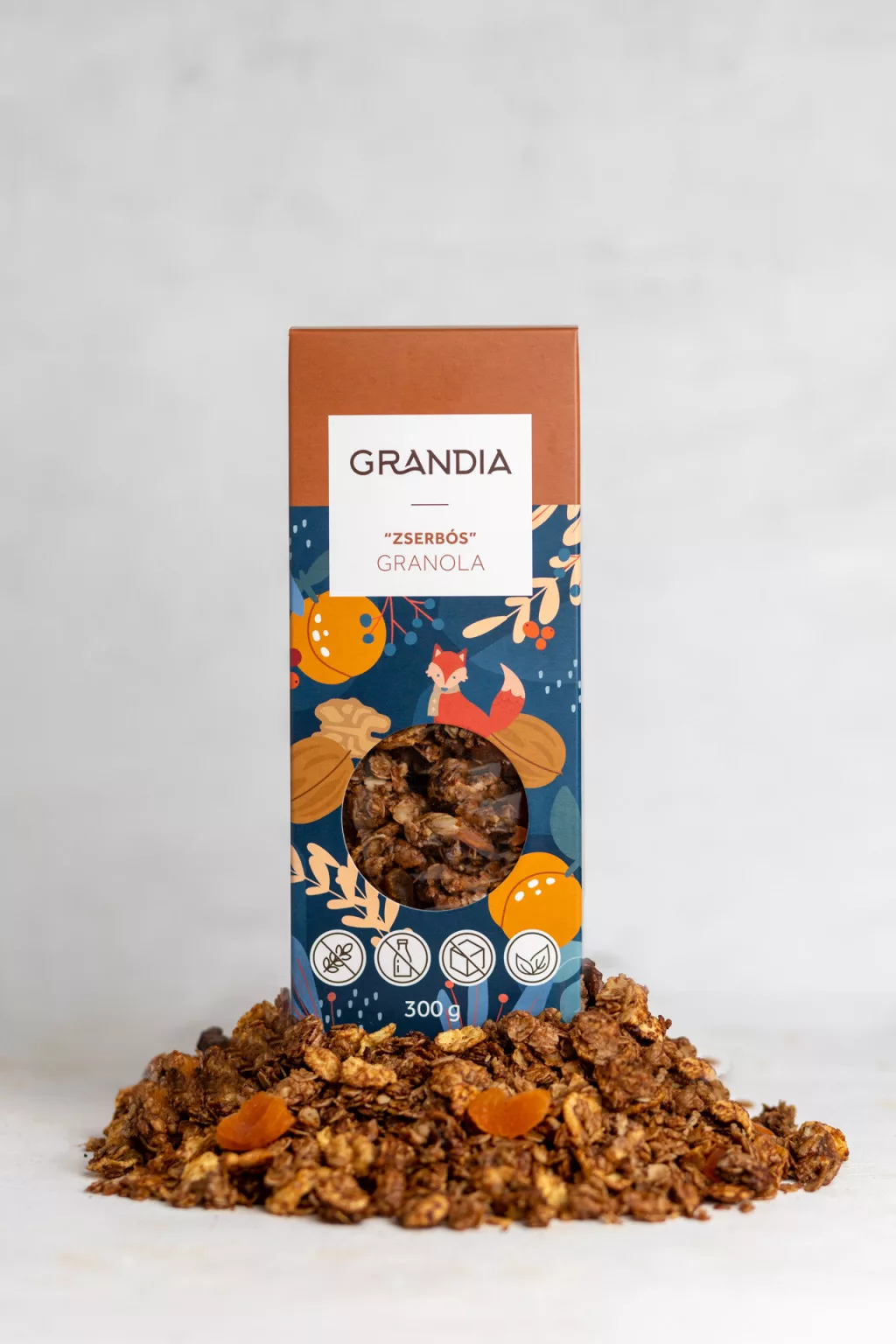Zserbós granola 300g (gluténmentes) (Grandia)