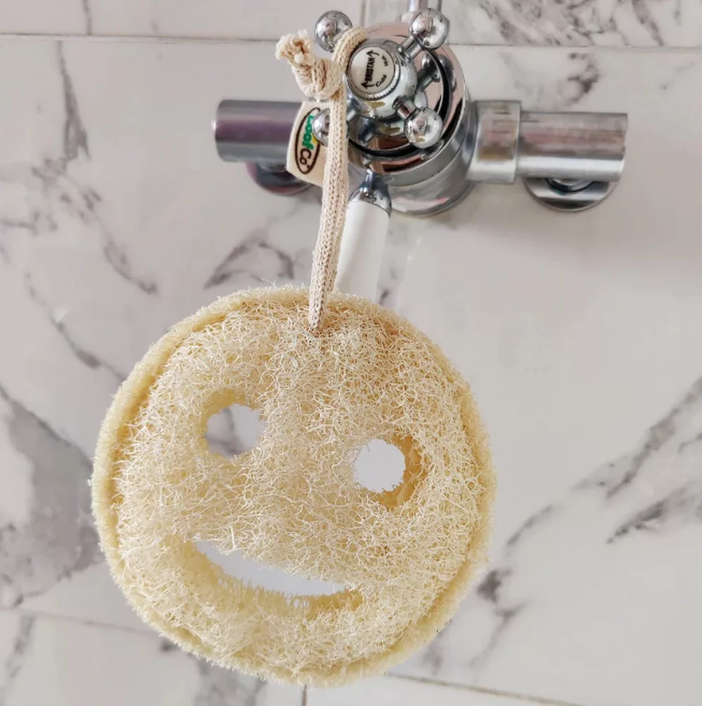 Luffa szivacs fürdéshez smile (Lofco)