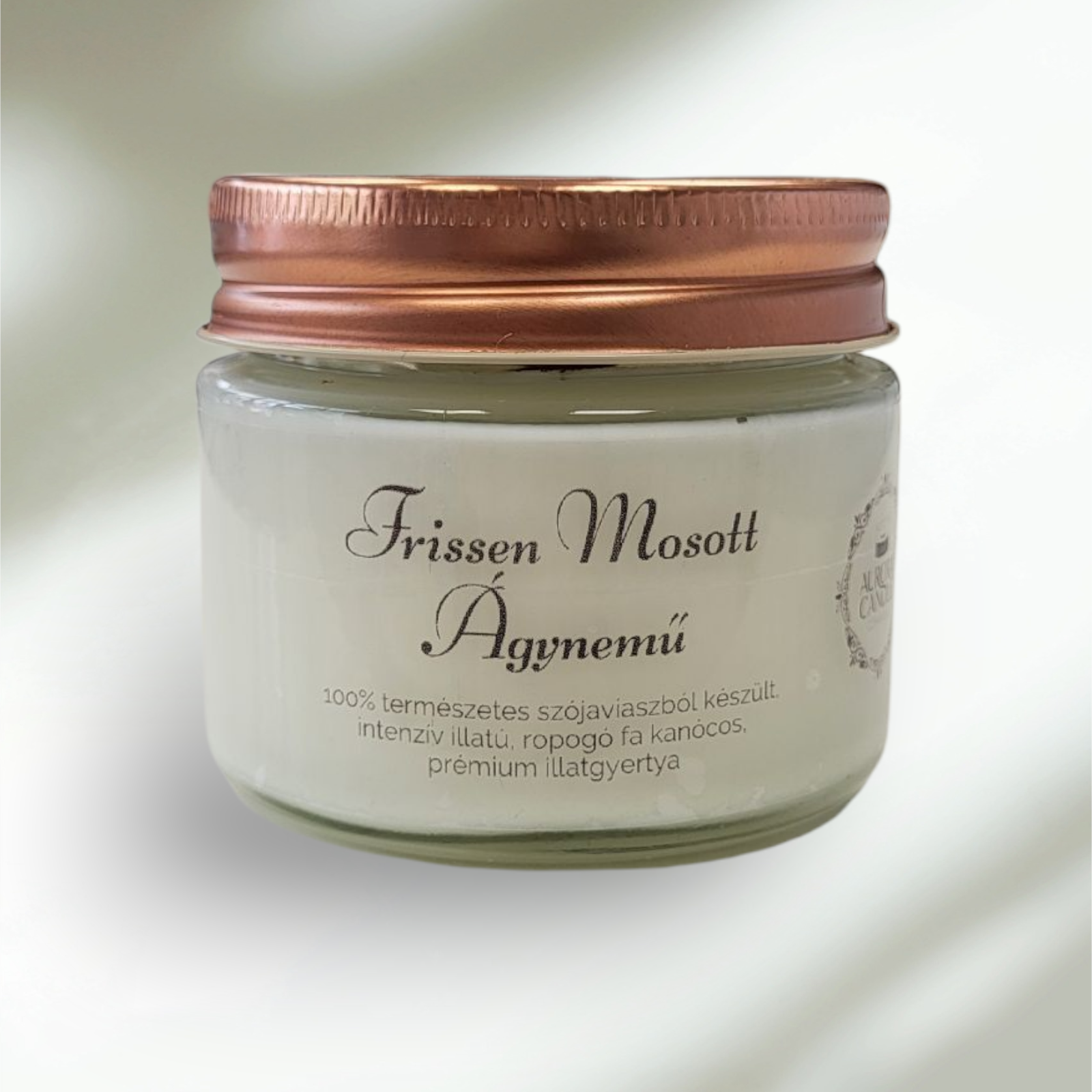 Szójaviasz gyertya(Frissen Mosott Ágynemű)(Aurora Candle)