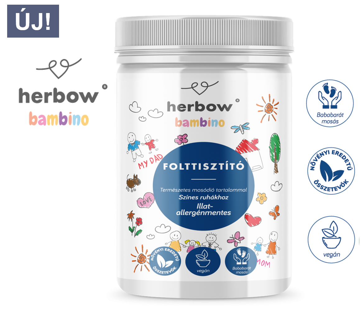 Herbow Bambino Foltisztító Szines Ruhákhoz 700g