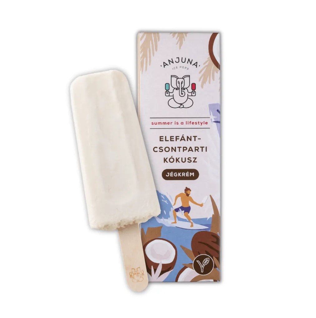 Elefántcsontparti Kókusz jégkrém – 84ml