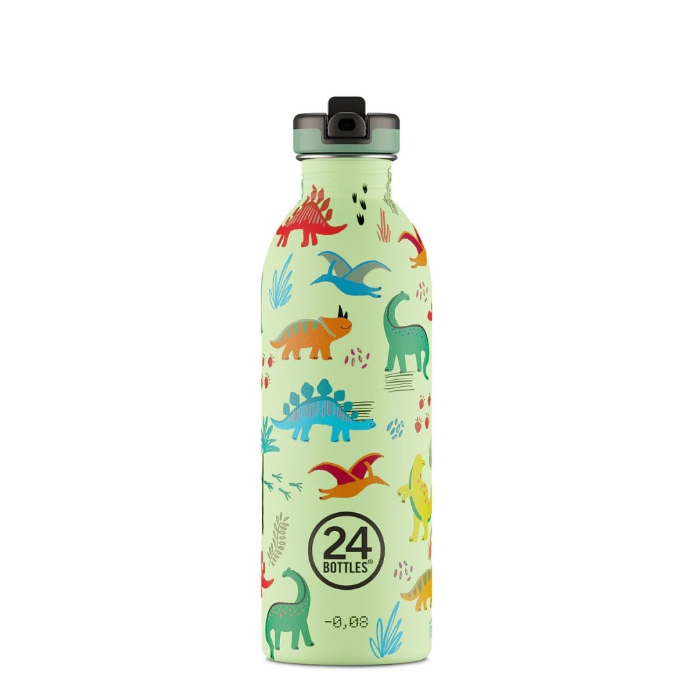 24BOTTLES Kids Urban 500ml rozsdamentes acél kulacs, Jurassic Friends