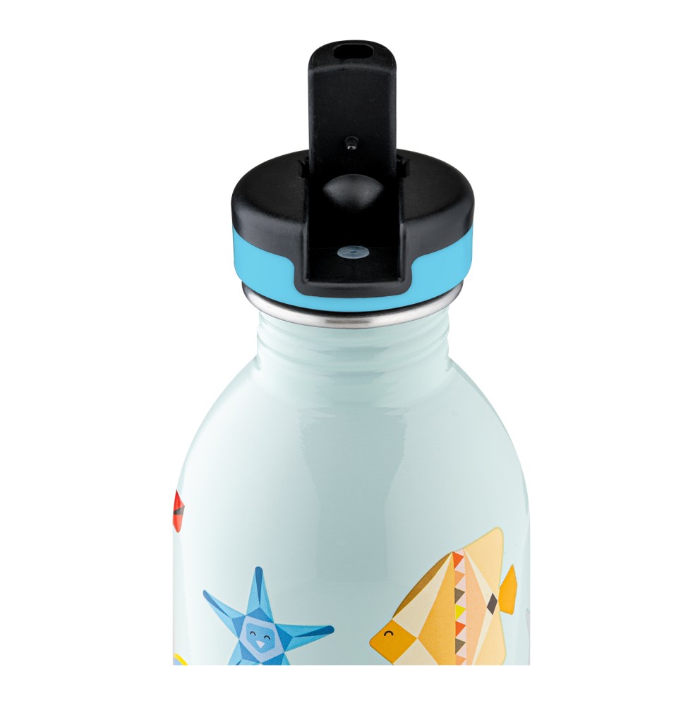 24BOTTLES Kids Urban 250ml rozsdamentes kulacs, Sea Friends