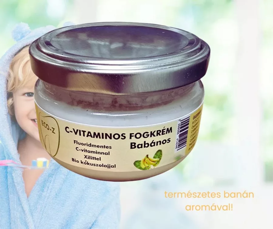 c-vitaminos fogkrém banános 75ml