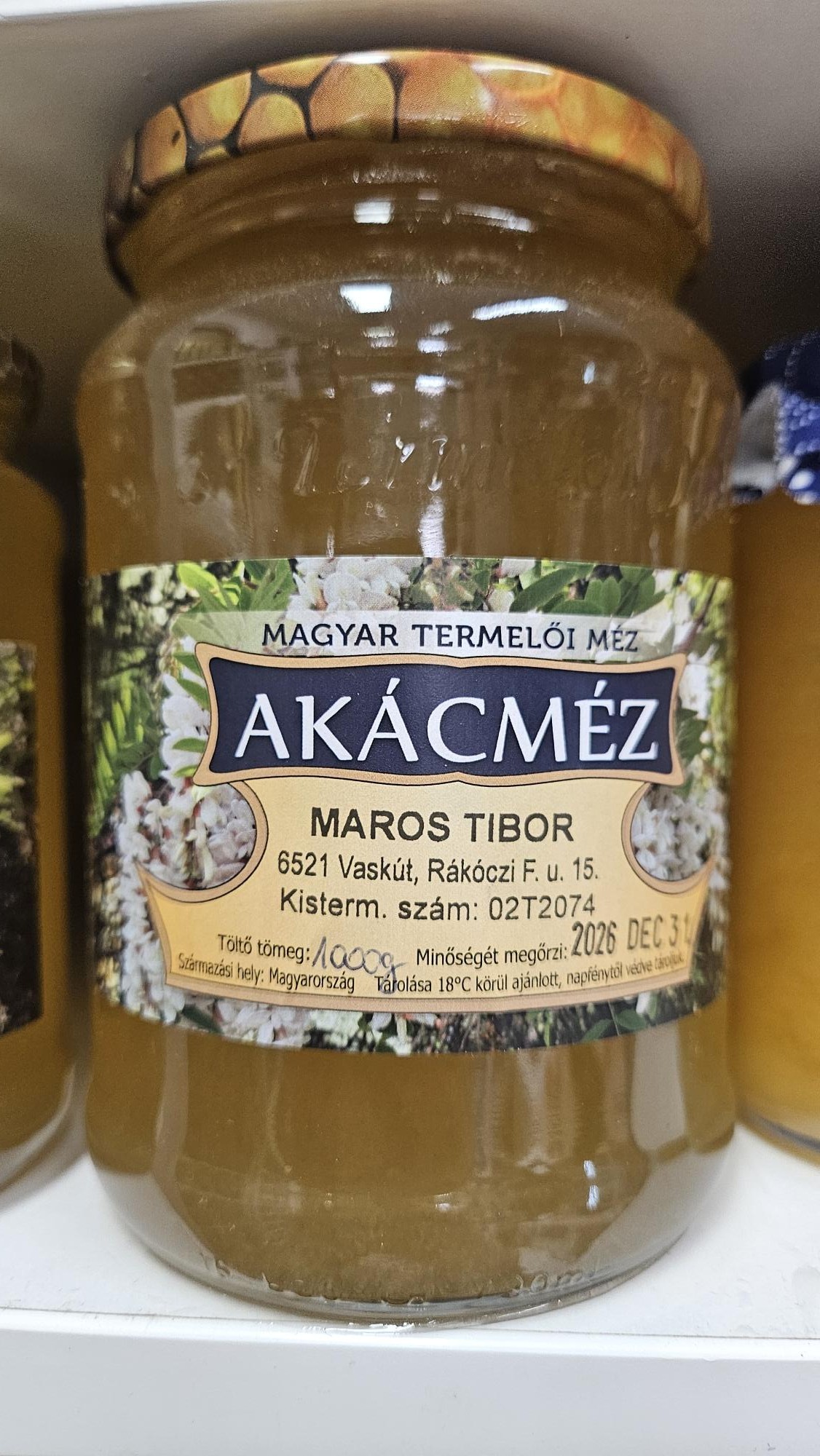 Akácméz 1 kg (Maros)