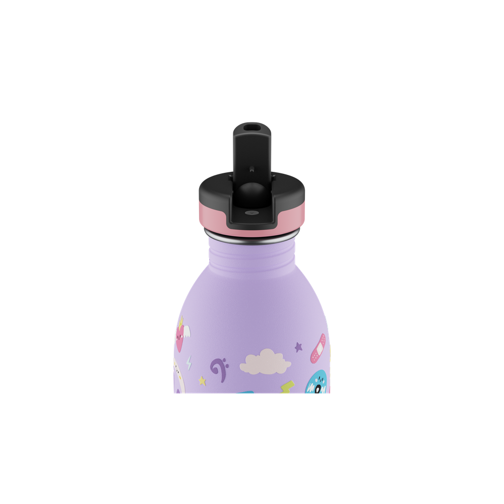 24BOTTLES Kids Urban 500ml rozsdamentes kulacs, Music Friends