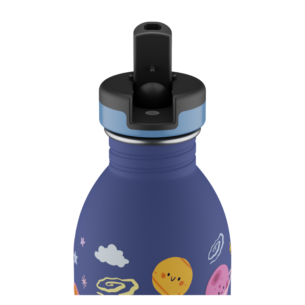 24BOTTLES Kids Urban 250ml rozsdamentes kulacs, Space Friends