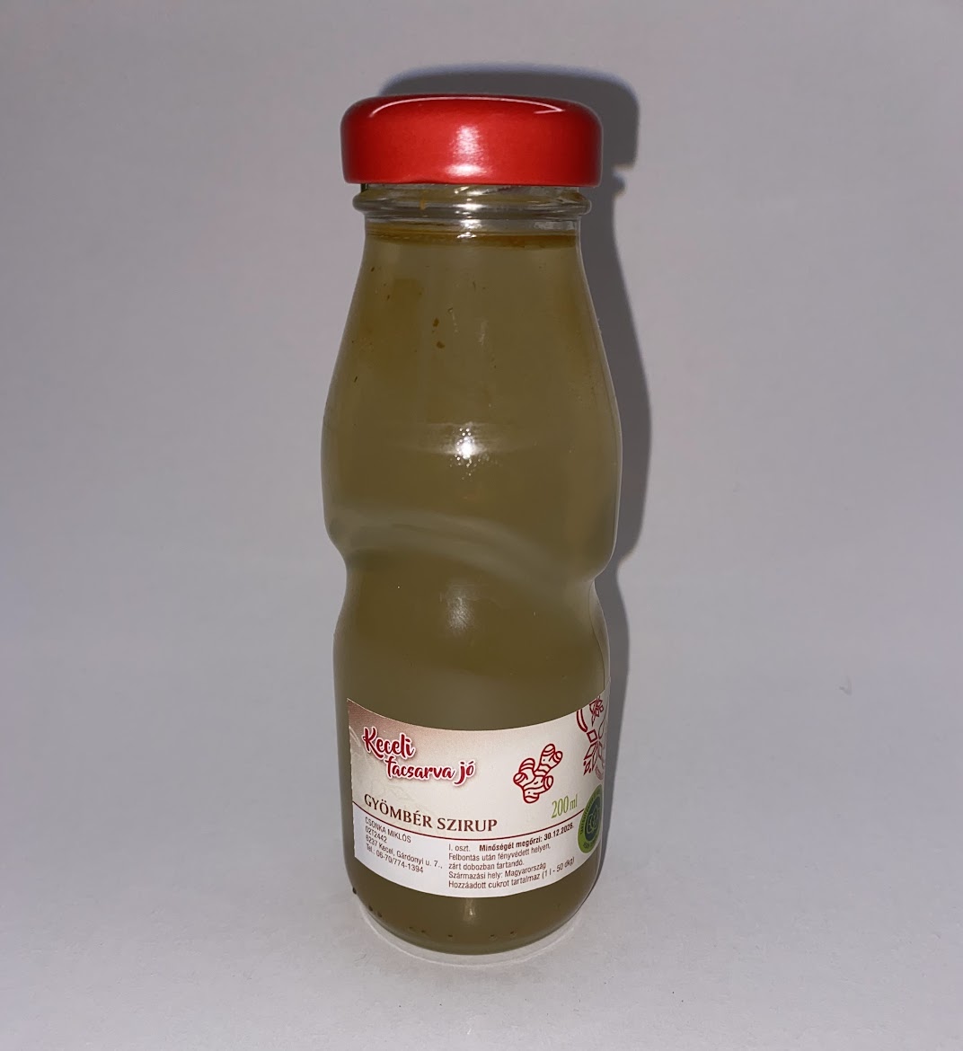 Gyömbér Szirup 200ml (Keceli)