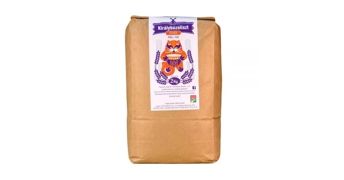 Királybúzaliszt Fehér KBL-100 2Kg (Garat)