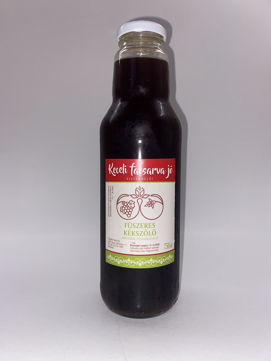 Fűszeres Kékszőlő 750ml (Keceli)