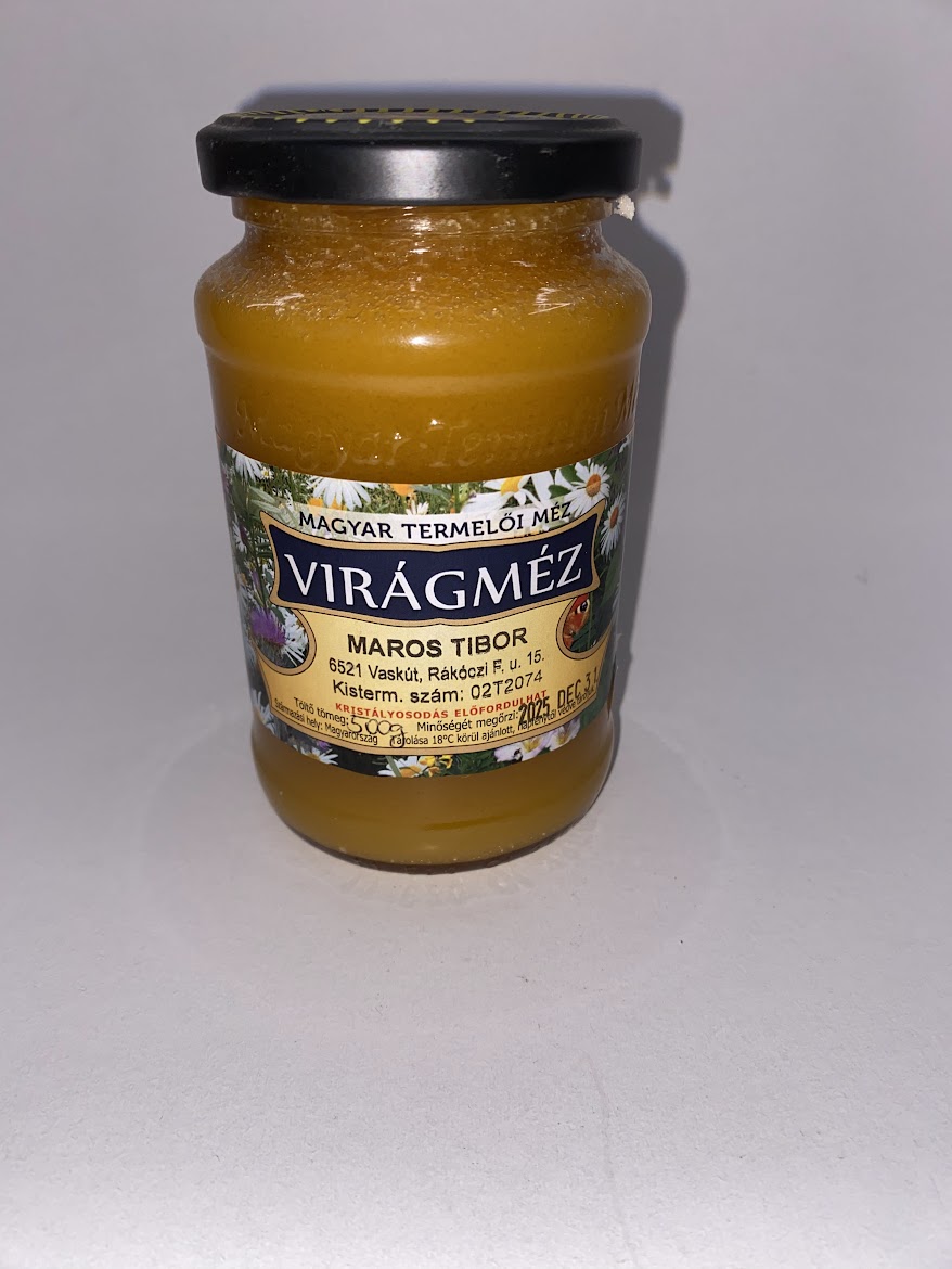 Virágméz 500g (Maros Tibor)