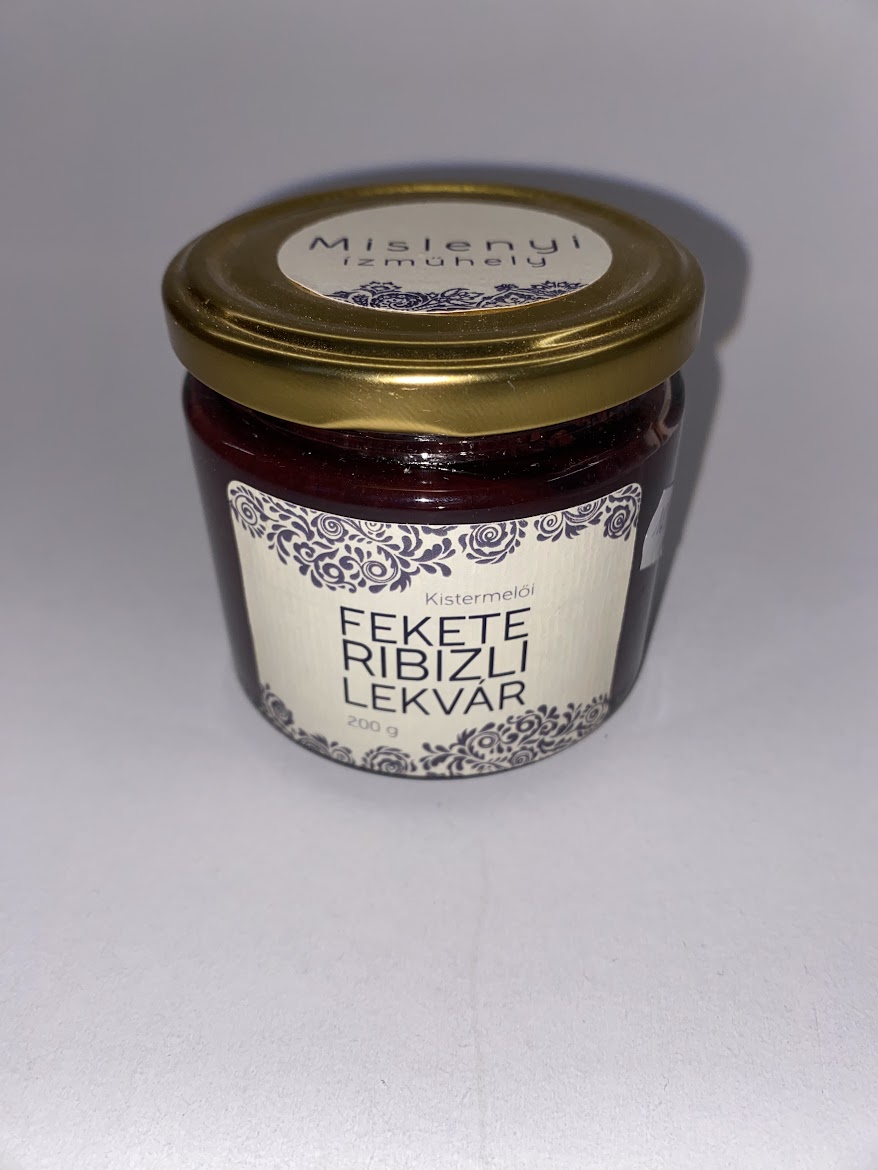 Fekete Ribizli Lekvár 200g (Mislenyi)