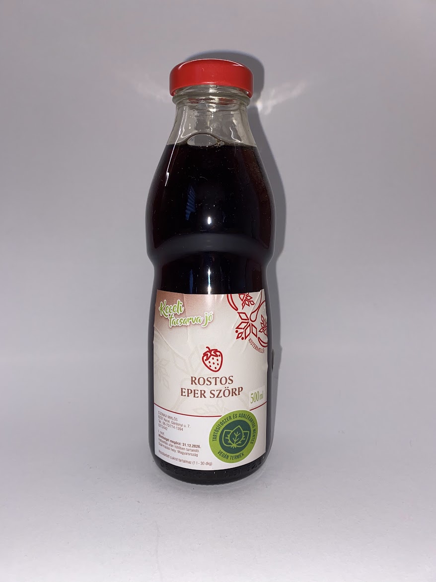 Rostos Eper Szörp 500ml (Keceli)