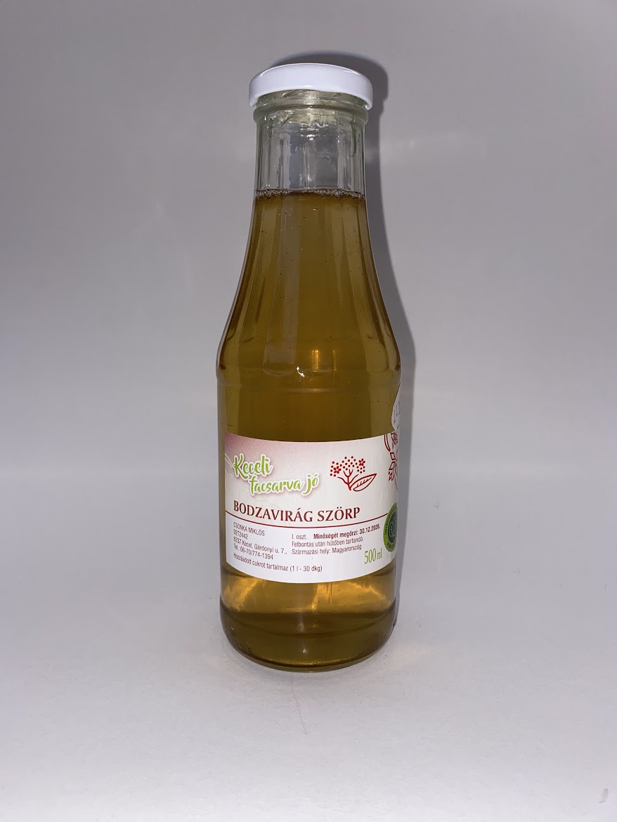 Bodzavirág Szörp 500ml (Keceli)
