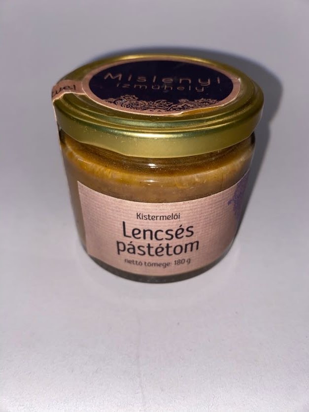 Lencsés Pástétom 180g (Mislenyi)